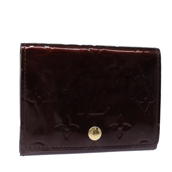 LOUIS VUITTON Vernis Anvelop Cult De Vuitto Case Amarante - Picture 1 of 14